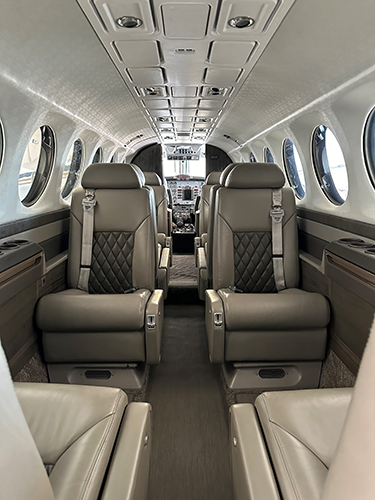 King Air 350 N711VN Interior 1